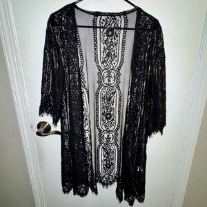 Amazon Black Lace Kimono/Cardigan